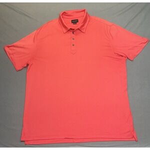 Chase 54 Polo Shirt Mens Golf Golfing Performance 2XL Coral